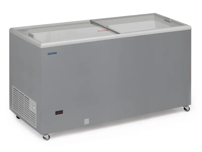 Congélateur coffre vitré professionnel 398 L – ICC550GDS4