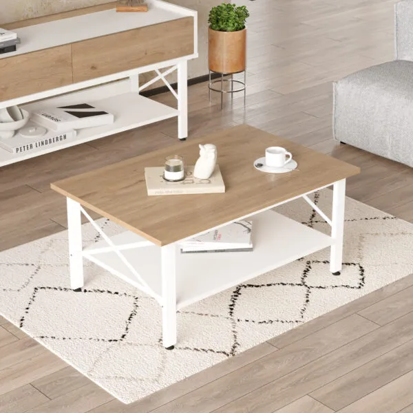 Table basse contemporaine lignes épurées
