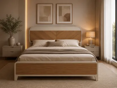 Lit 160×200 cm – Cadre de lit deux places