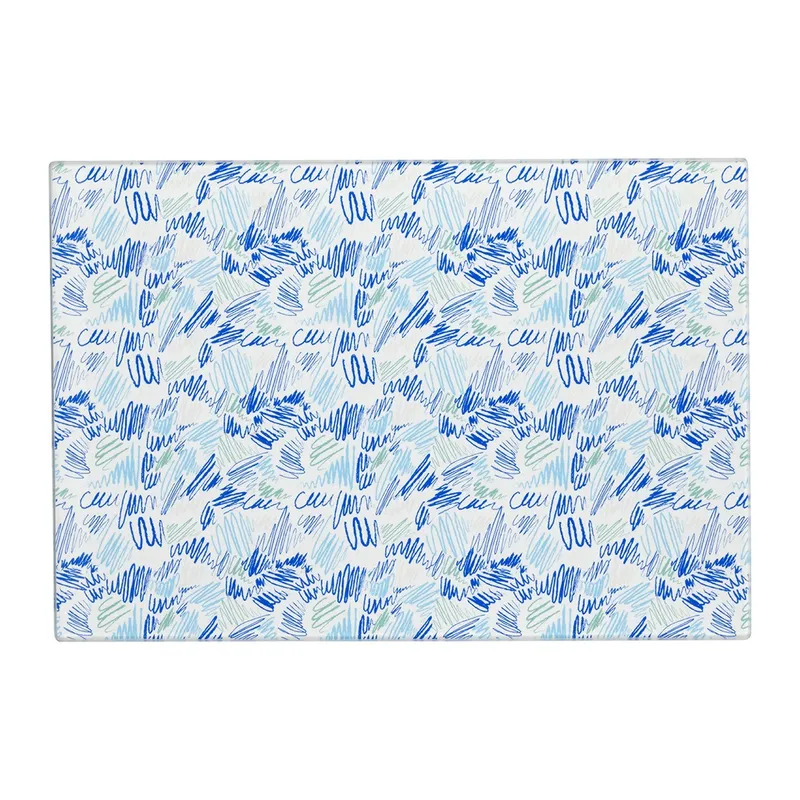 Planche à decouper funny bleu 30X20CM