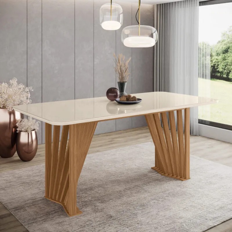 Table à manger rectangulaire Adriana – 180 cm – TABLE-SC82-127
