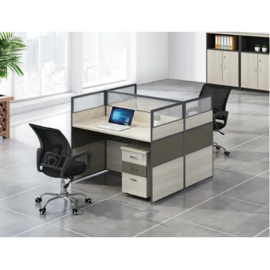 Bureau comptoir double 120×60×110 cm à tiroir amovible