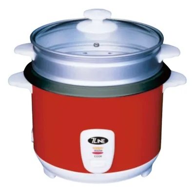 Cuiseur à riz Rouge pot Teflon 0,6L 300W 7LINE