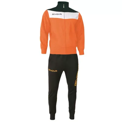 Survêtement Givova Tuta Campo, noir orange