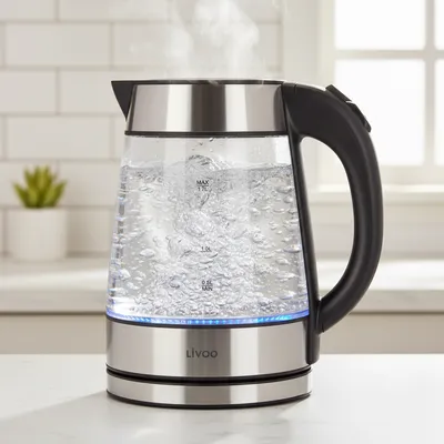 Bouilloire en verre 1,7 L – 2200 W
