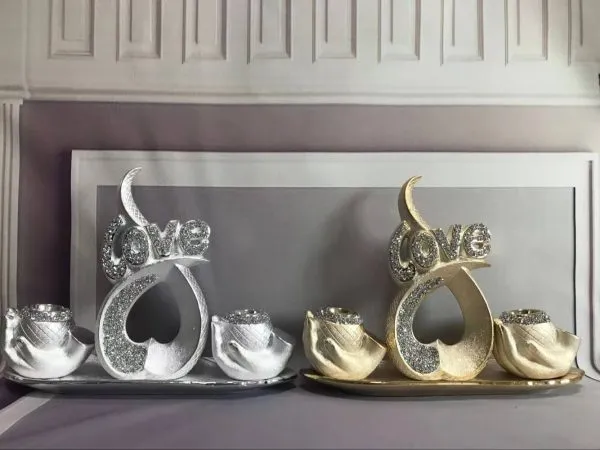 Bougeoir décoratif 4 plateaux