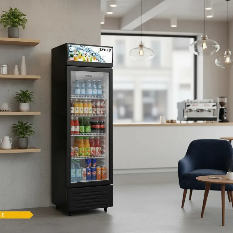 Réfrigérateur vitrine 325 L – Conservation et présentation des boissons