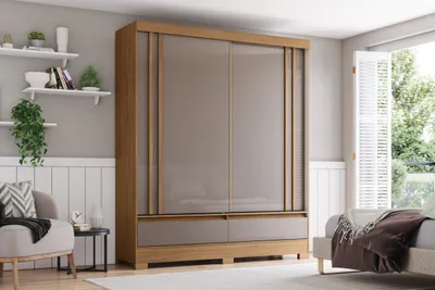Armoire à portes coulissantes – grand rangement – ARM-B373-223