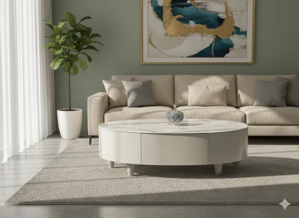 Table basse ovale 120×70 3632