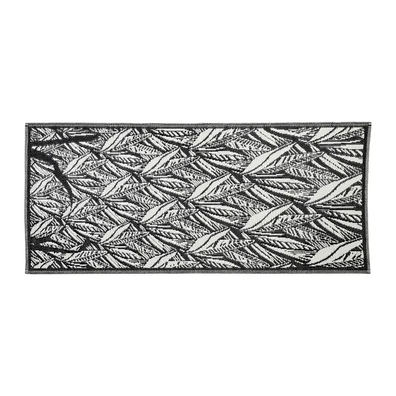 Tapis maderia noir+ecru 180X80