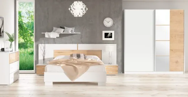 Chambre complète Zyta ZY2 Artisan blanc