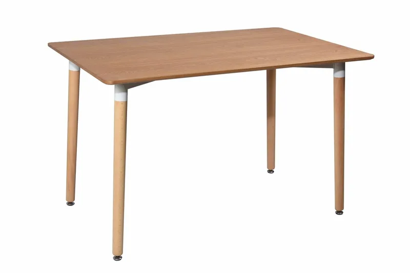 Table à manger rectangle bois 120 x 80 cm