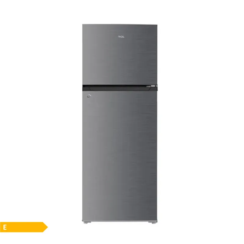 Réfrigérateur combiné 370 L (285 L froid + 85 L congélateur) – finition gris cendré