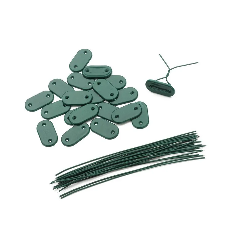Attaches brise-vue – Lot de 20 attaches de fixation pour canisse ou brise-vue