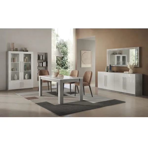 Vitrine 2 portes Greta en verre