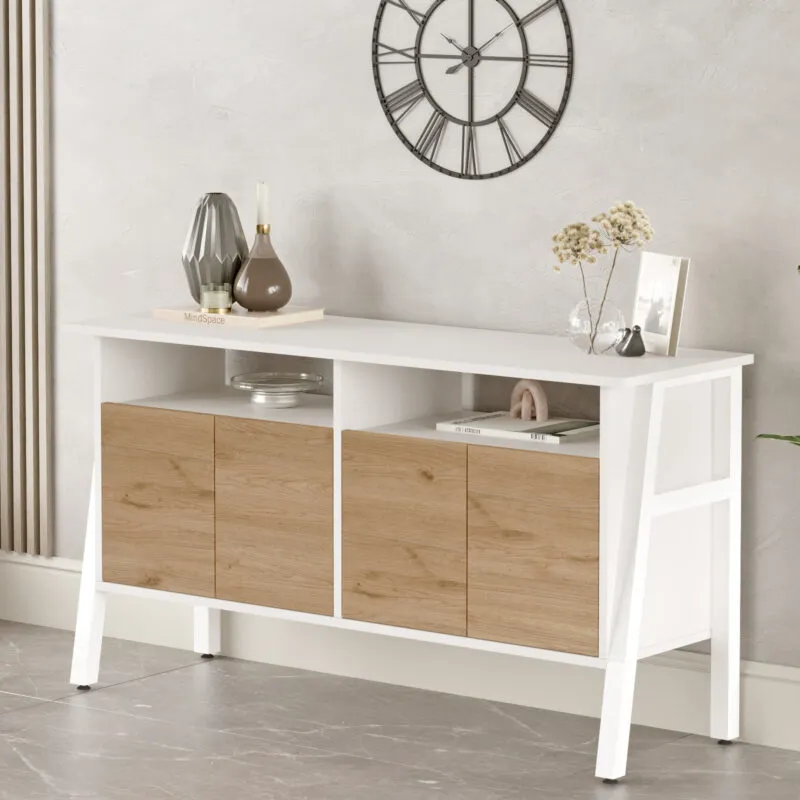 Coiffeuse avec miroir – 140×60×75 cm – MA3-SW-COIF