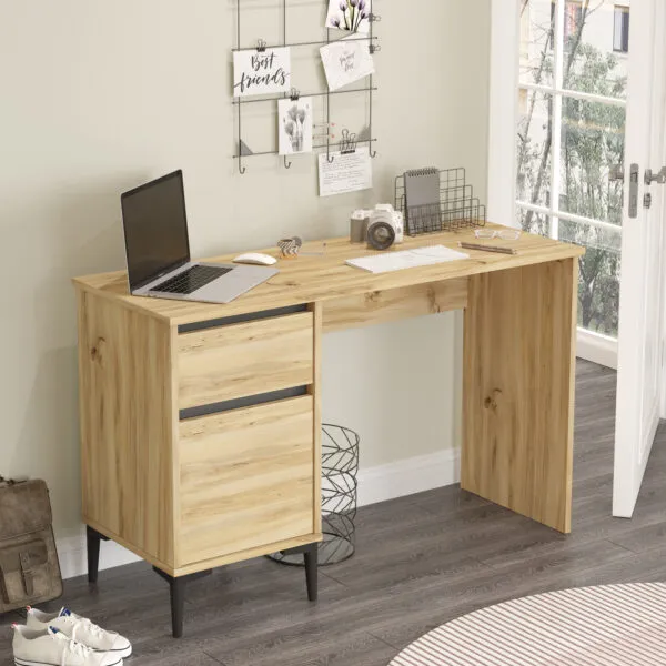 Bureau 120 × 44,5 × 75 cm avec rangement