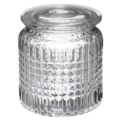 Pot a coton precious 11X12CM verre transparant