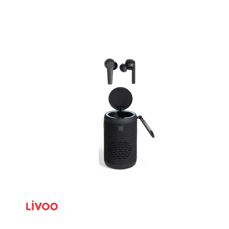 Enceinte 2-en-1 Bluetooth avec écouteurs sans fil TWS TES254