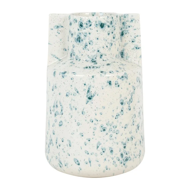 Vase lisla blc+trq D17.5H28.5
