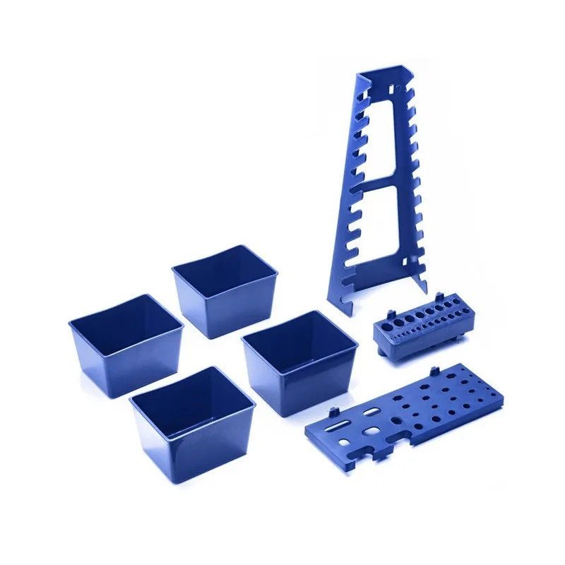 Accessoires de rangement plastique – lot de 7 pièces