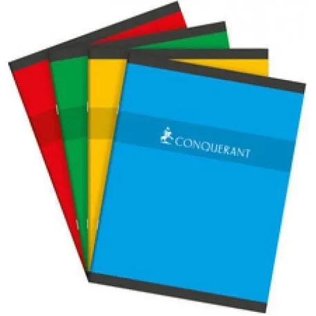 Cahier agrafe 17 X 22 cm 192P 70G Seyes CONQUERANT 7