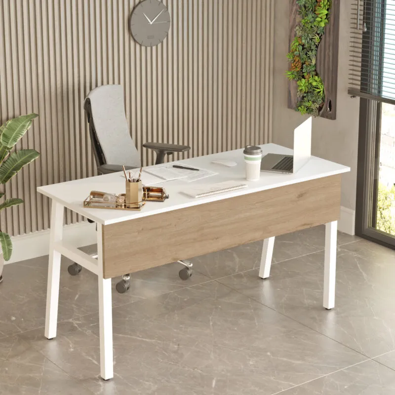 Bureau droit 140×60 cm – plateau spacieux, finition contemporaine – BUREAU-MA5-SW