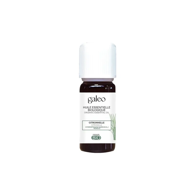 Huile essentielle biologique 10 ml citronnelle