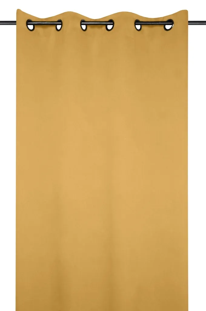 Rideau occultant notte 135X250 moutarde - 100%PE