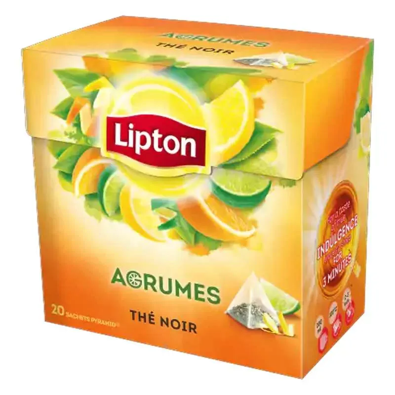 Thé noir aux agrumes Lipton 20 sachets