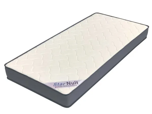 Matelas mousse orthopédique 90×190 cm, épaisseur 17 cm