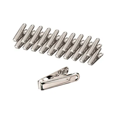 Pinces à linge en inox – lot de 20