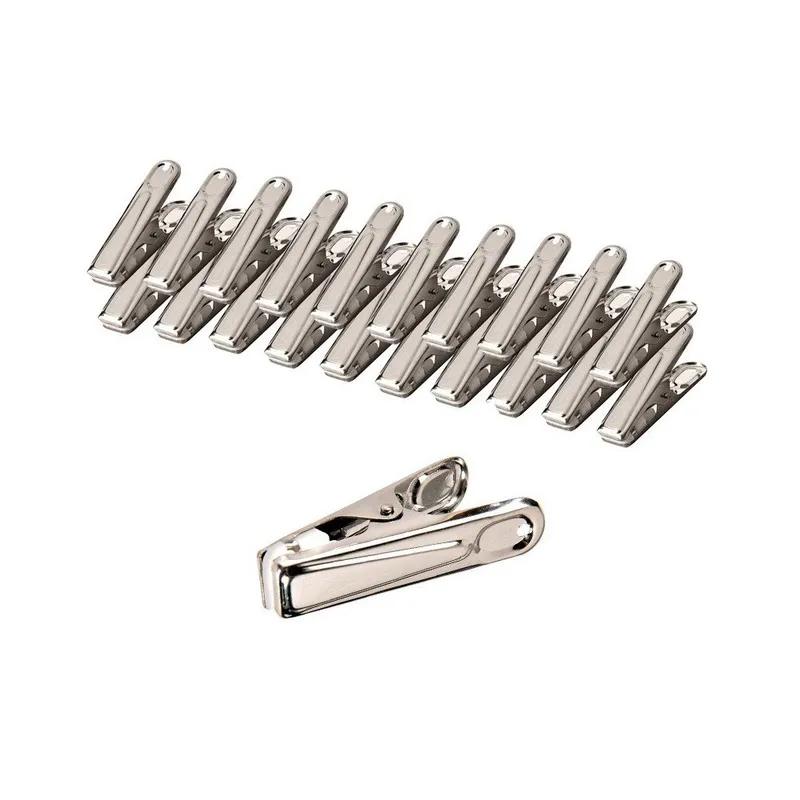 Pinces à linge en inox – lot de 20