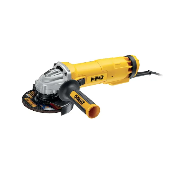 Meuleuse Dewalt Ø 125 mm – 1400 W – Syst ANTI-REDÉMARRAGE + Sys des DWE4237
