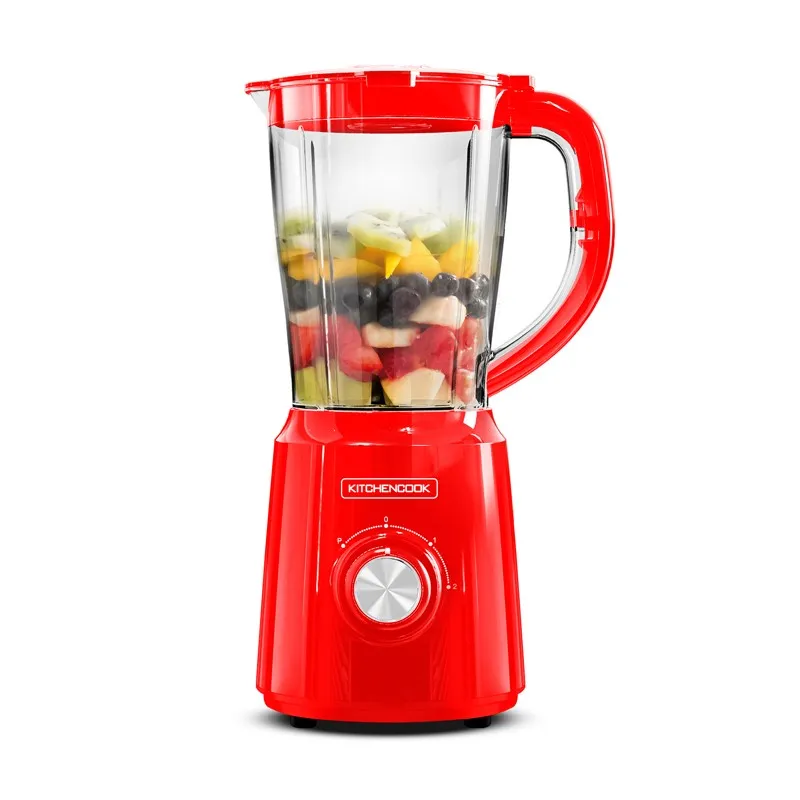 Blender Kitchencook 1,5 L 500 W 2 vitesses, rouge
