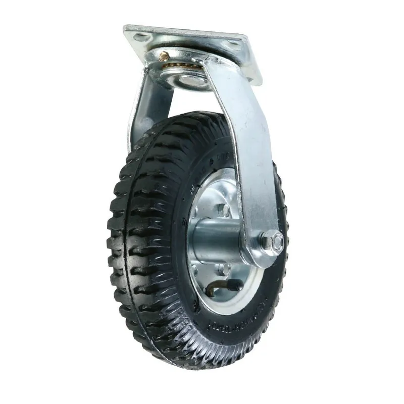 Roulette gonflable pivotante Ø 220 mm