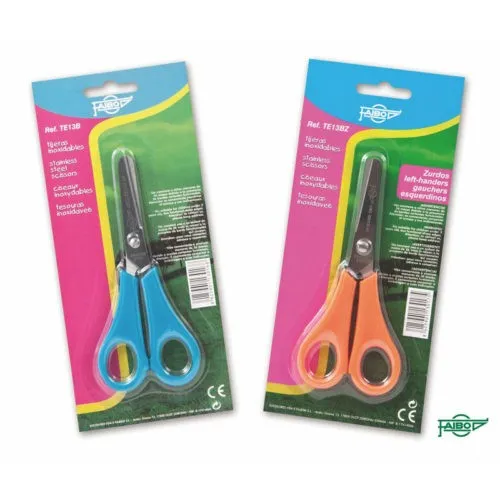Ciseaux scolaires 13,5 cm bouts ronds