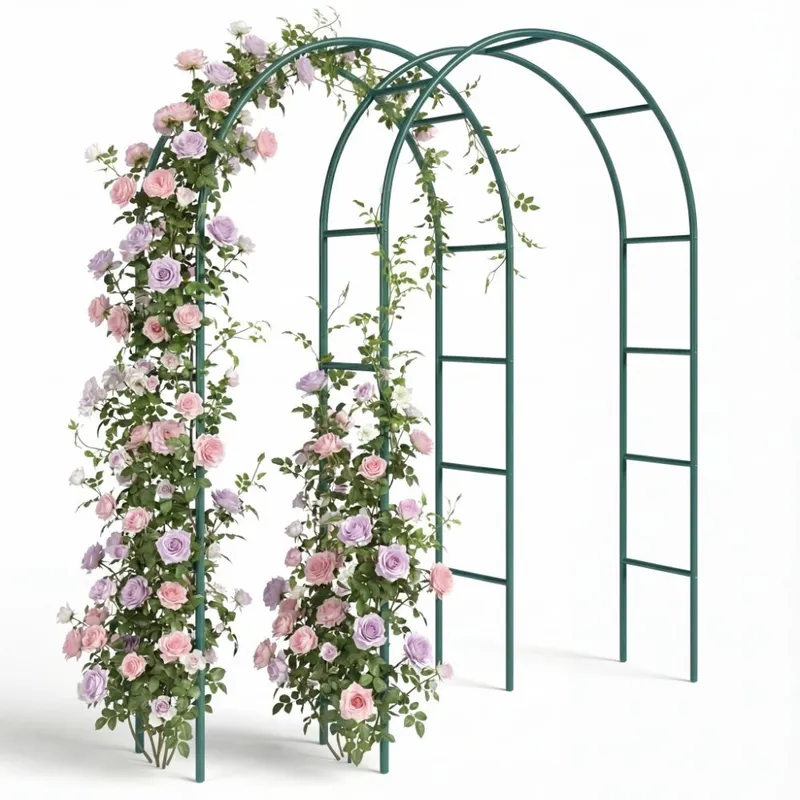 Arche de jardin 240×140 cm verte – lot de 2 – 17520