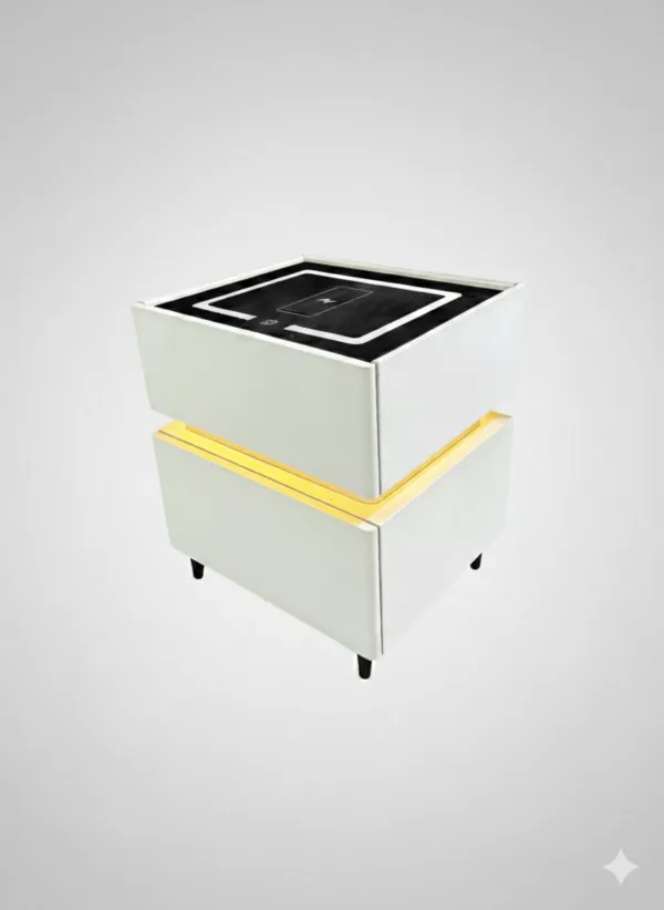 Table de chevet blutooth et hp blanc g91