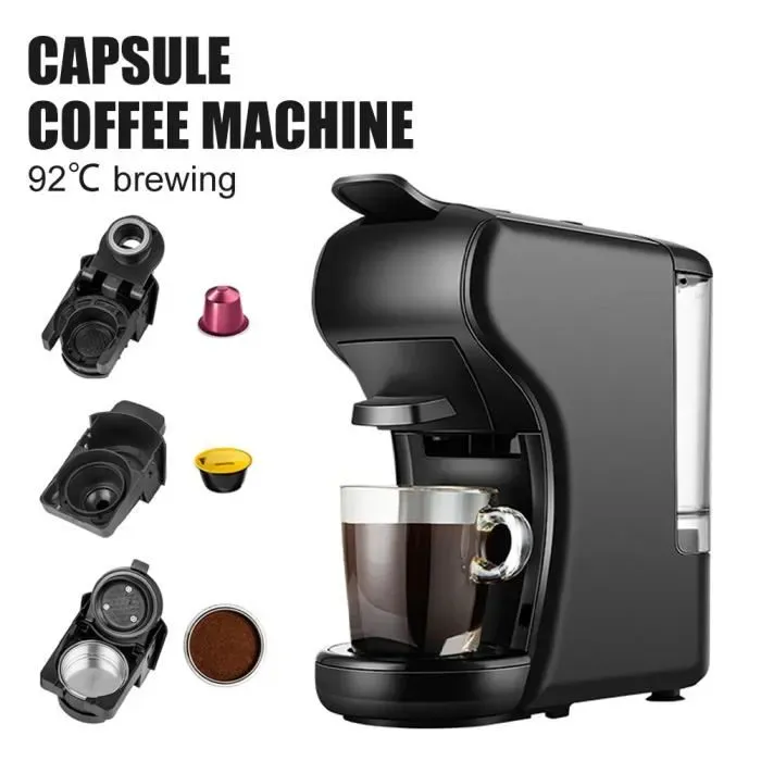 Cafetière multi-capsules Livoo 0,6 L rouge/noir