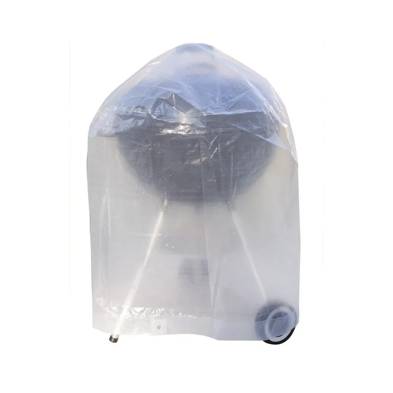 Housse de barbecue ronde en plastique blanc – 3815