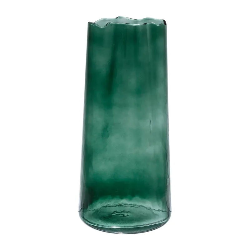 Vase bronze vert D15XH33 verre