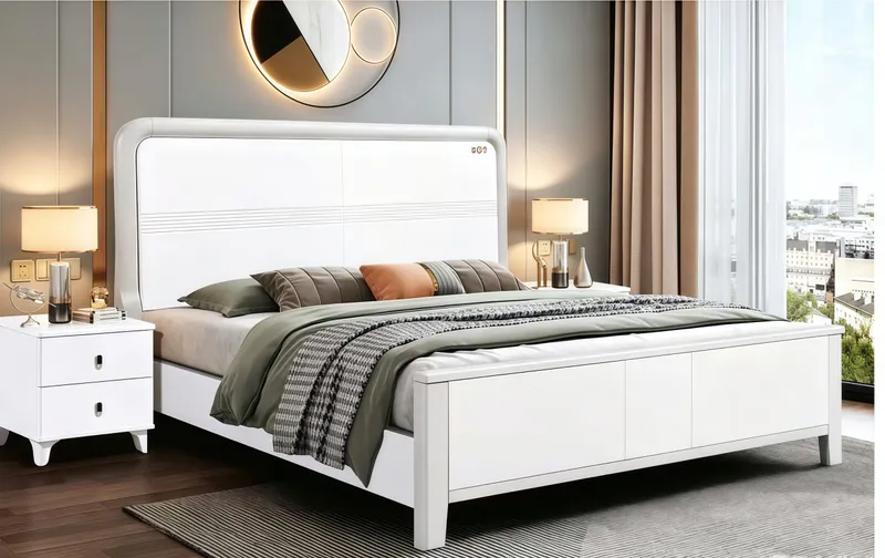 Lit 160×200 cm – Cadre de lit deux places