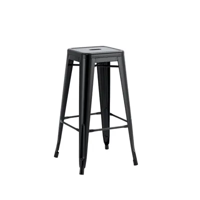 Tabouret métal noir