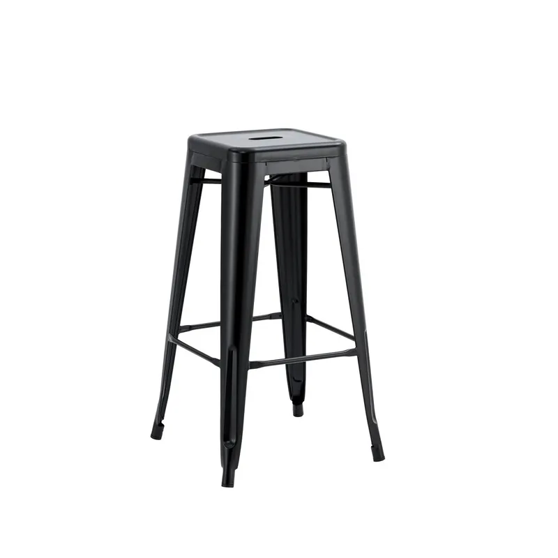 Tabouret métal noir
