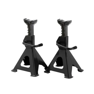 Chandelles à crémaillère 2 tonnes – Lot de 2 supports de levage réglables