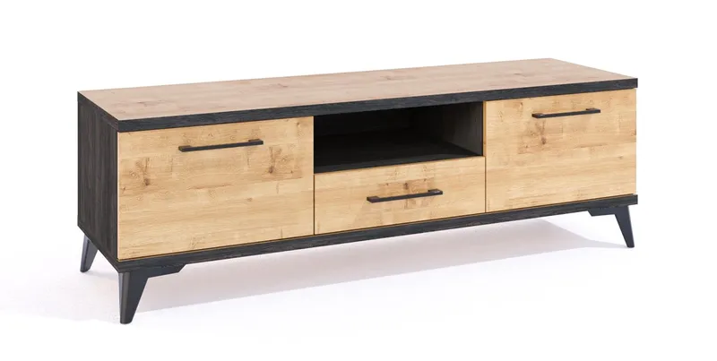 Meuble TV Fenix 2 portes 1 tiroir 1 niche