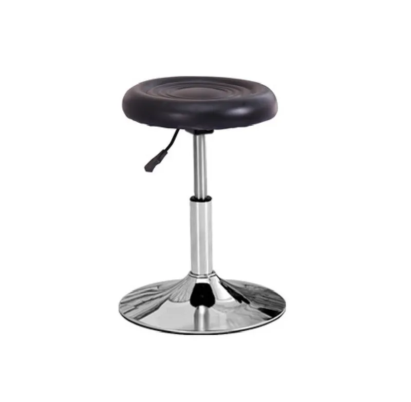 Chaise de bar D001 ronde noire
