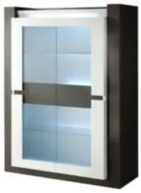 Vitrine Rimini avec eclairage – 120 x 50 x 160 cm