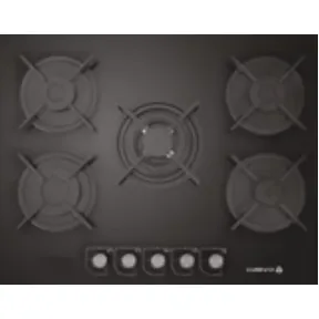 Plaque gaz encastrable Cuisinam 70 cm 5 feux Wok Fonte CGLH-710421